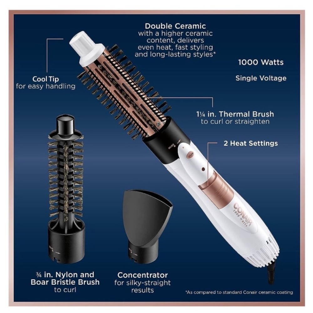 Blow dryer brush